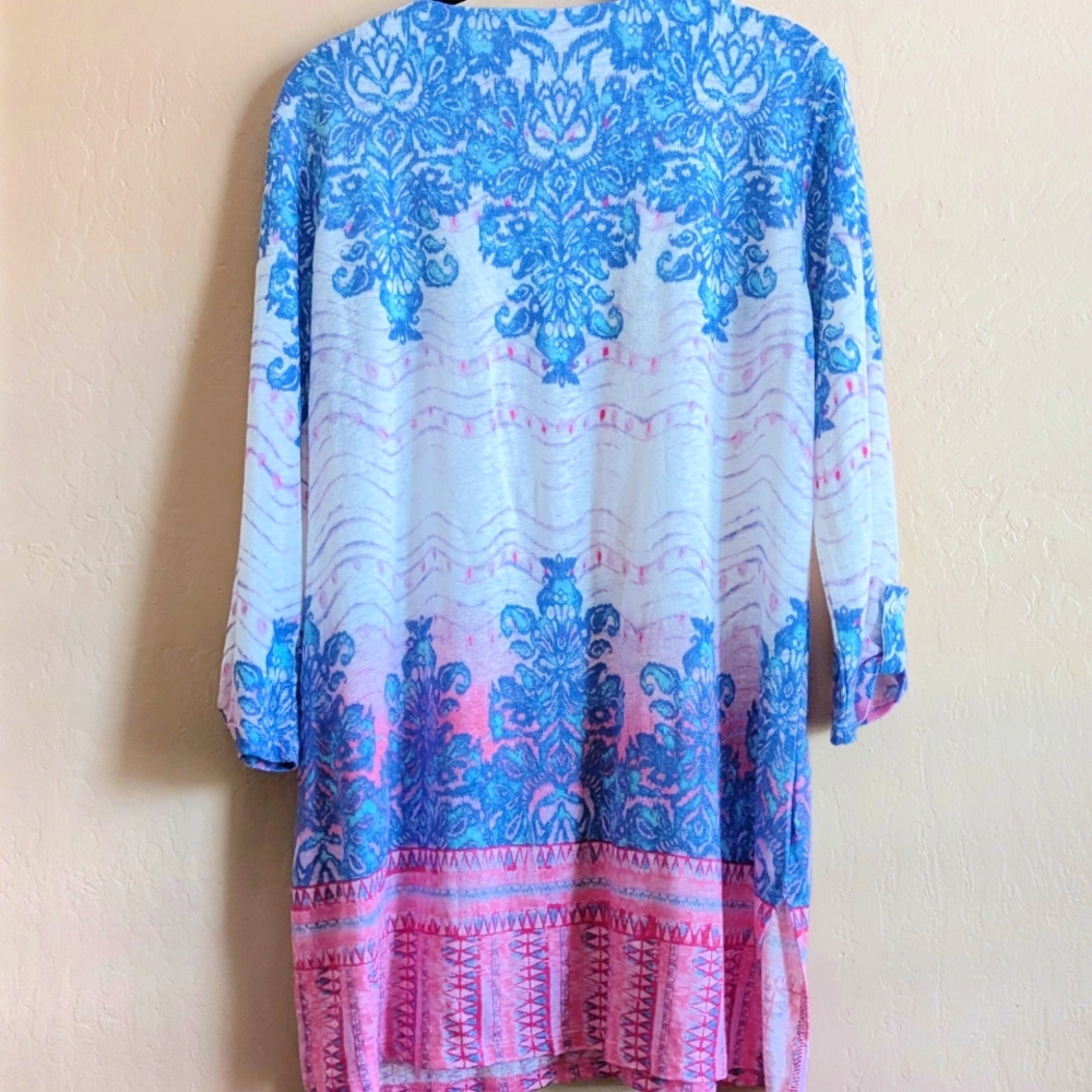 NWT Chico's Linen Tunic - Picture 9 of 13